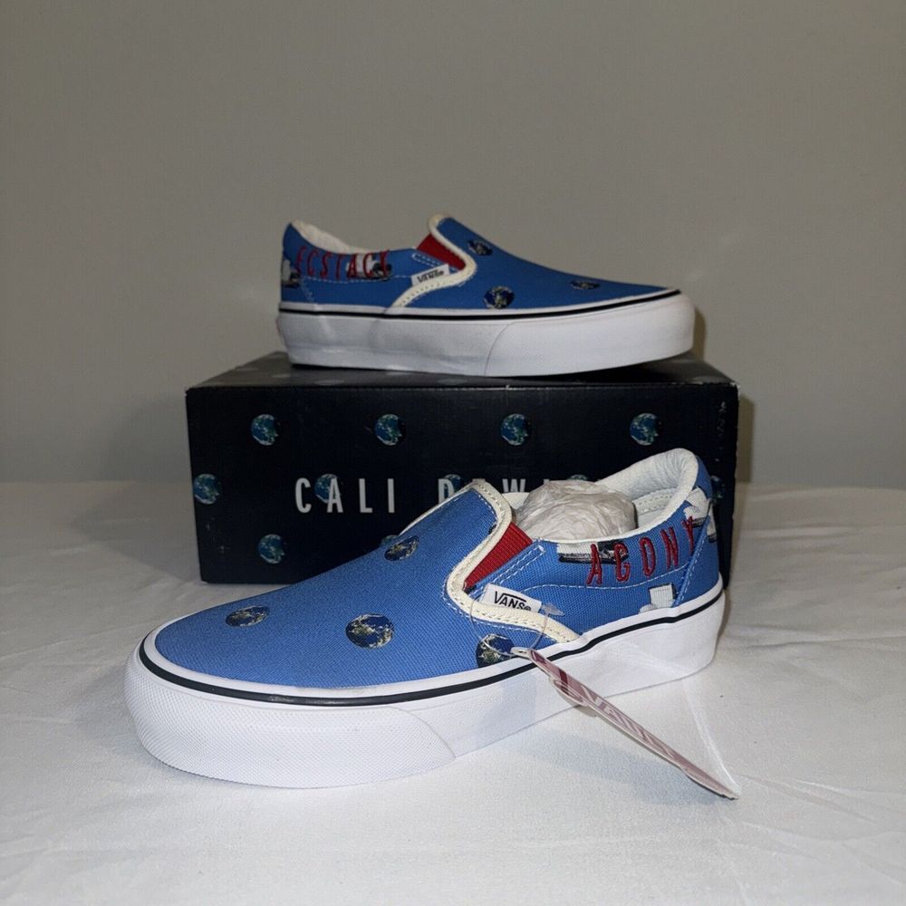 Vans Vault x Cali Thornhill DeWitt Classic Slip On - Blue - M 4 / W 5.5